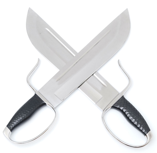 Wing Chun Butterfly Swords - Premium Line v4 Lightweight- Hybrid 12 inch 440C - Hollow Grind - Sharp