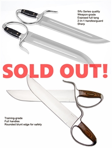 Wing Chun Butterfly Swords - BUNDLE: FLAGSHIP Sifu v3 + Training v5 Pairs - Stabber 12